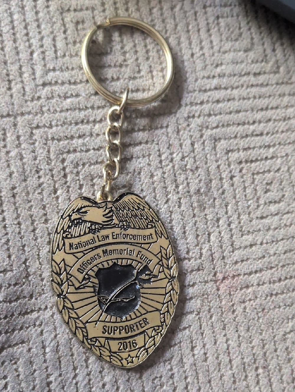 National Law Enforcement Supporter Keychain - 2016